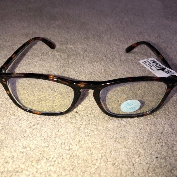 Nordstorm Rack‎ Brown tortoise Blue Light Screen Glasses Eyeglasses NWT - Picture 3 of 10